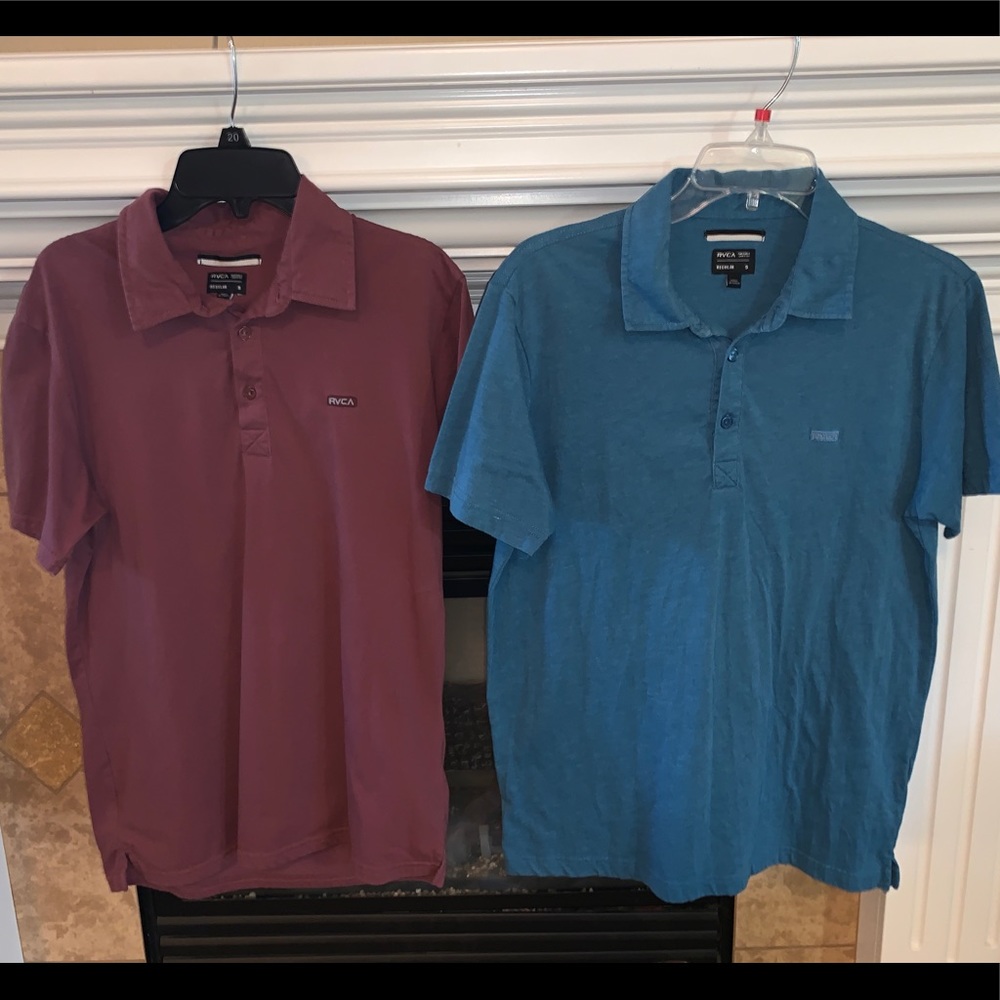 2 RVCA Polos